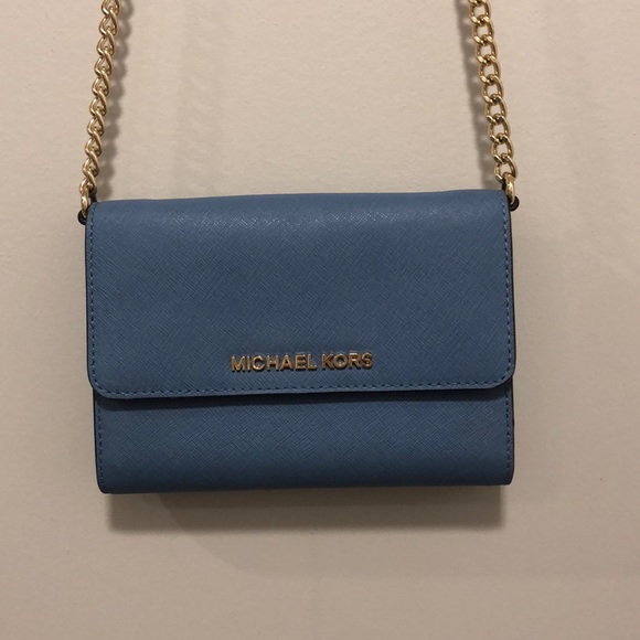 Michael Kors Handbags - Blue Michael Kors cross body